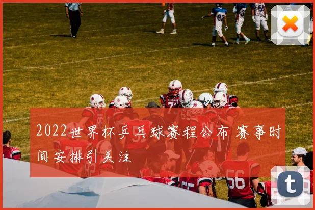 2022世界杯乒乓球赛程公布 赛事时间安排引关注